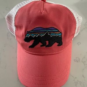 Patagonia Fitz Roy Bear Trucker Hat - Salmon